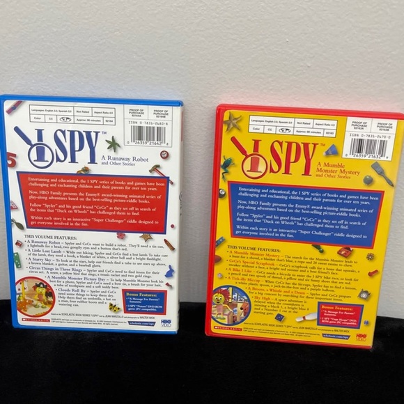 EUC “I Spy” DVD’s Set of 2 - Picture 2 of 3
